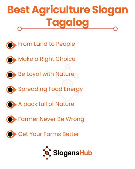 agriculture slogans tagalog